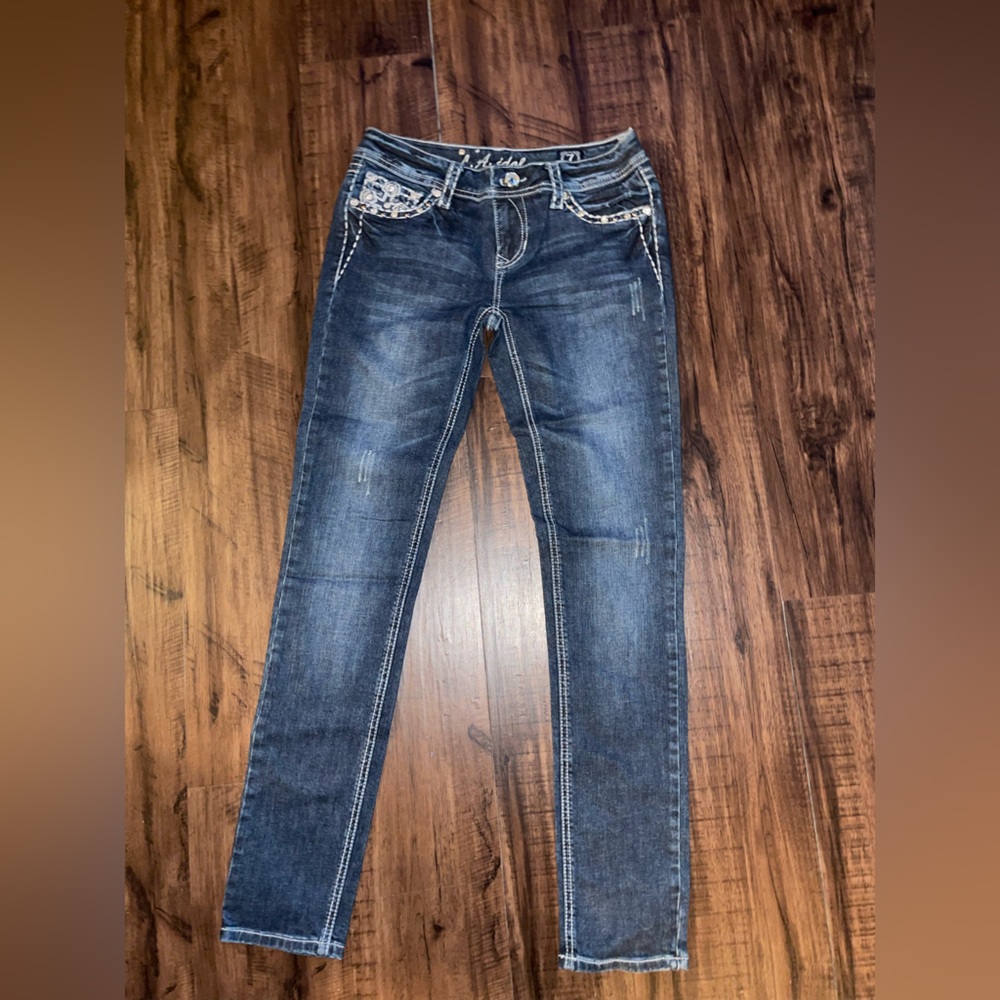 Stylish Blue Denim Jeans L.A. Idol